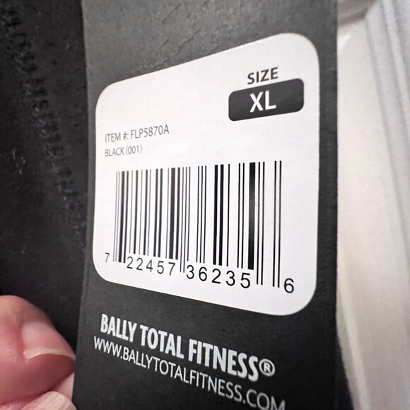 Bally Total Fitness-Shape Enhancing Tummy Control-NWT-Black/Size X Large-Gym - Picture 13 of 13